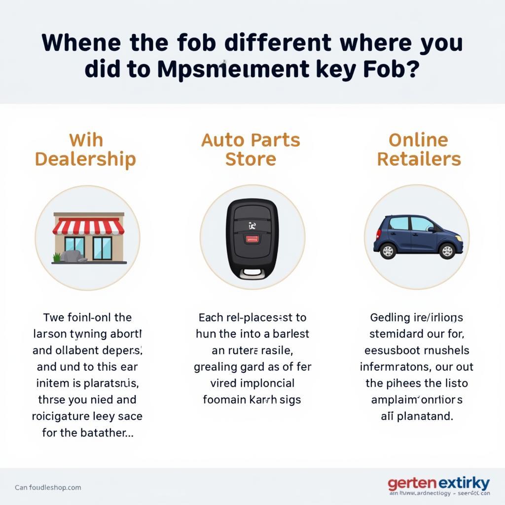 Chevy Cruze Key Fob Replacement Options