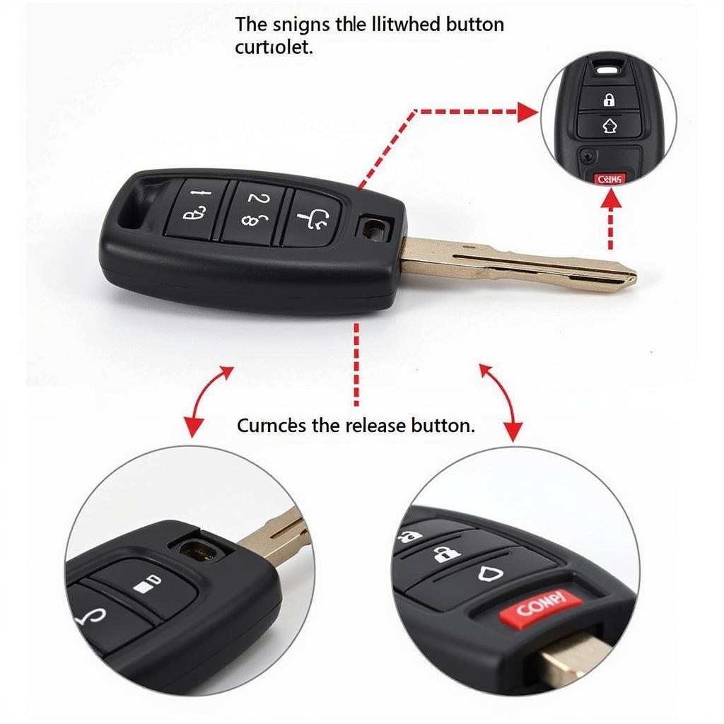 Chevy Key Fob Release Button Location