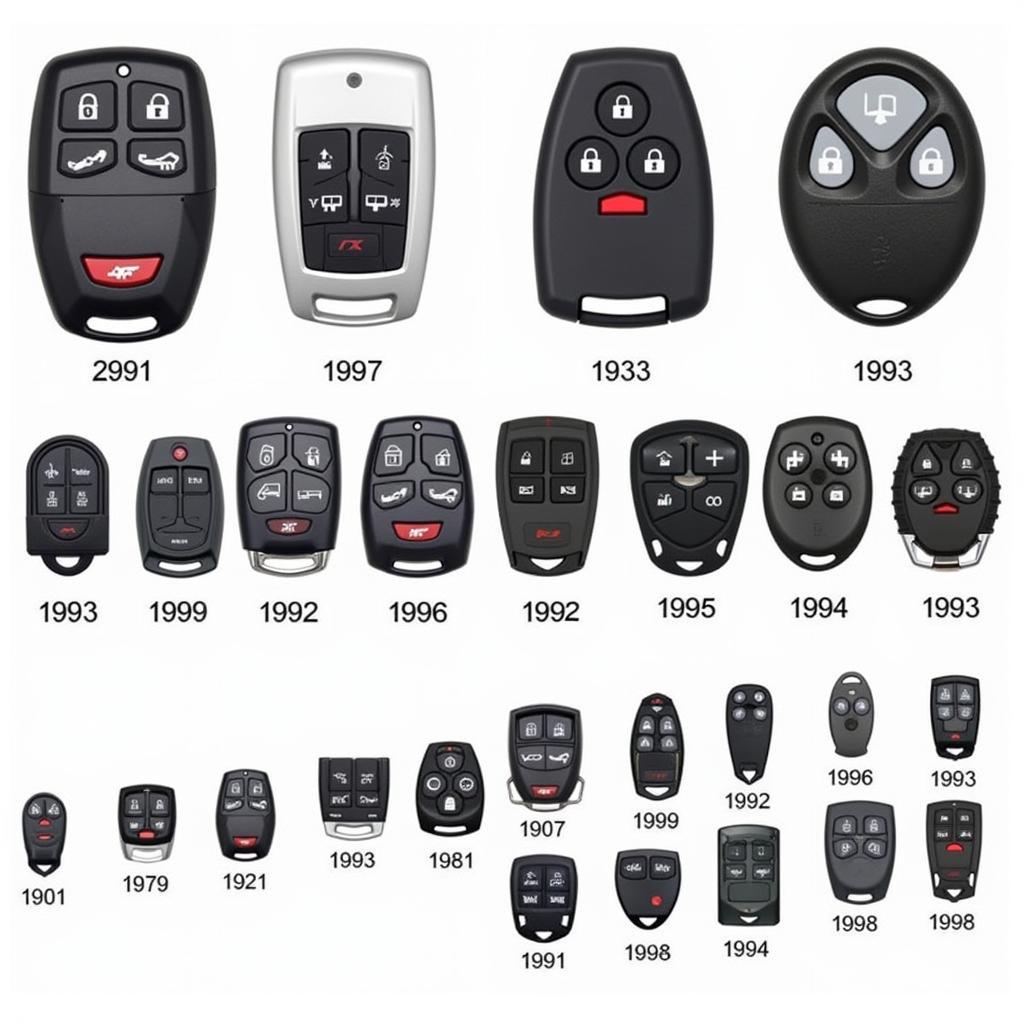 Chevy Silverado Key Fob Types