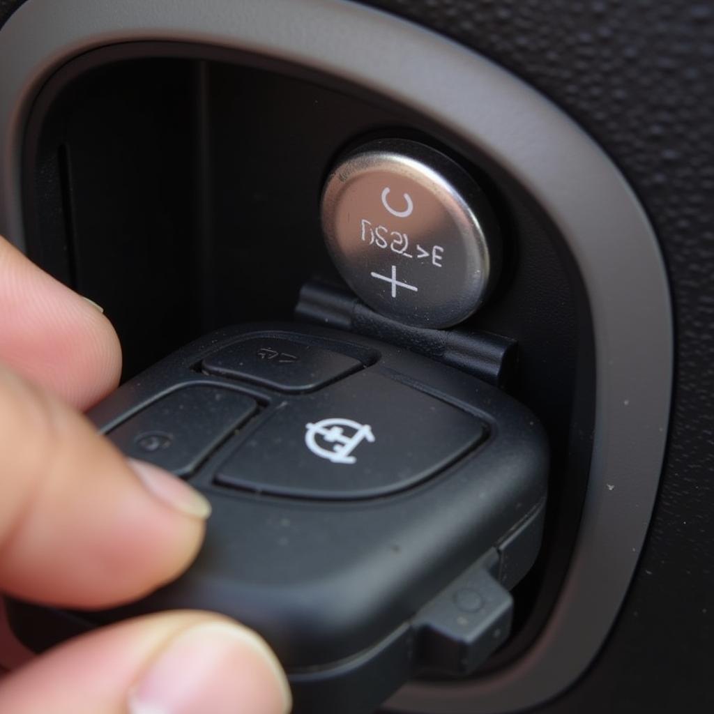 Correct Battery Orientation in Chevy Sonic Key Fob