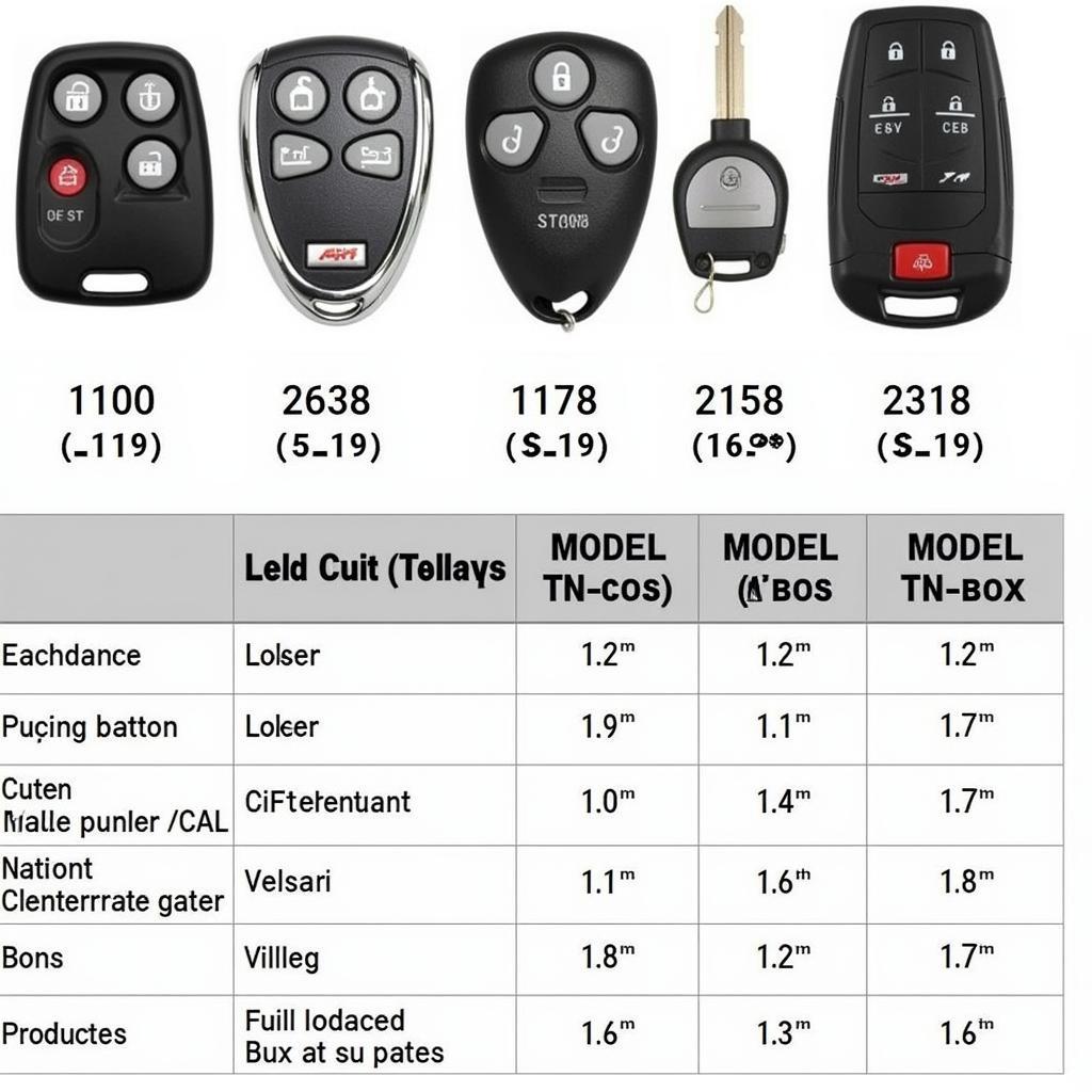 Different Chevy Tahoe Key Fob Types