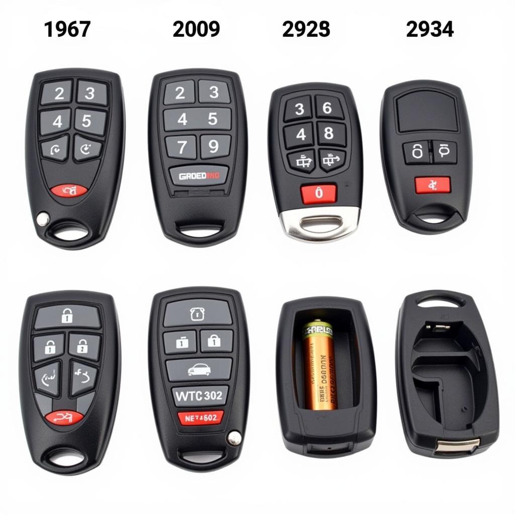 Different Chevy Traverse Key Fob Types