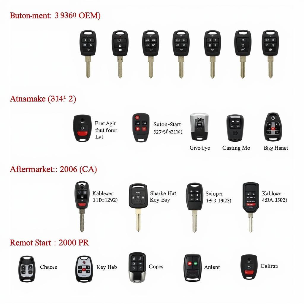 Choosing the Right Replacement 2006 Nissan Altima Key Fob