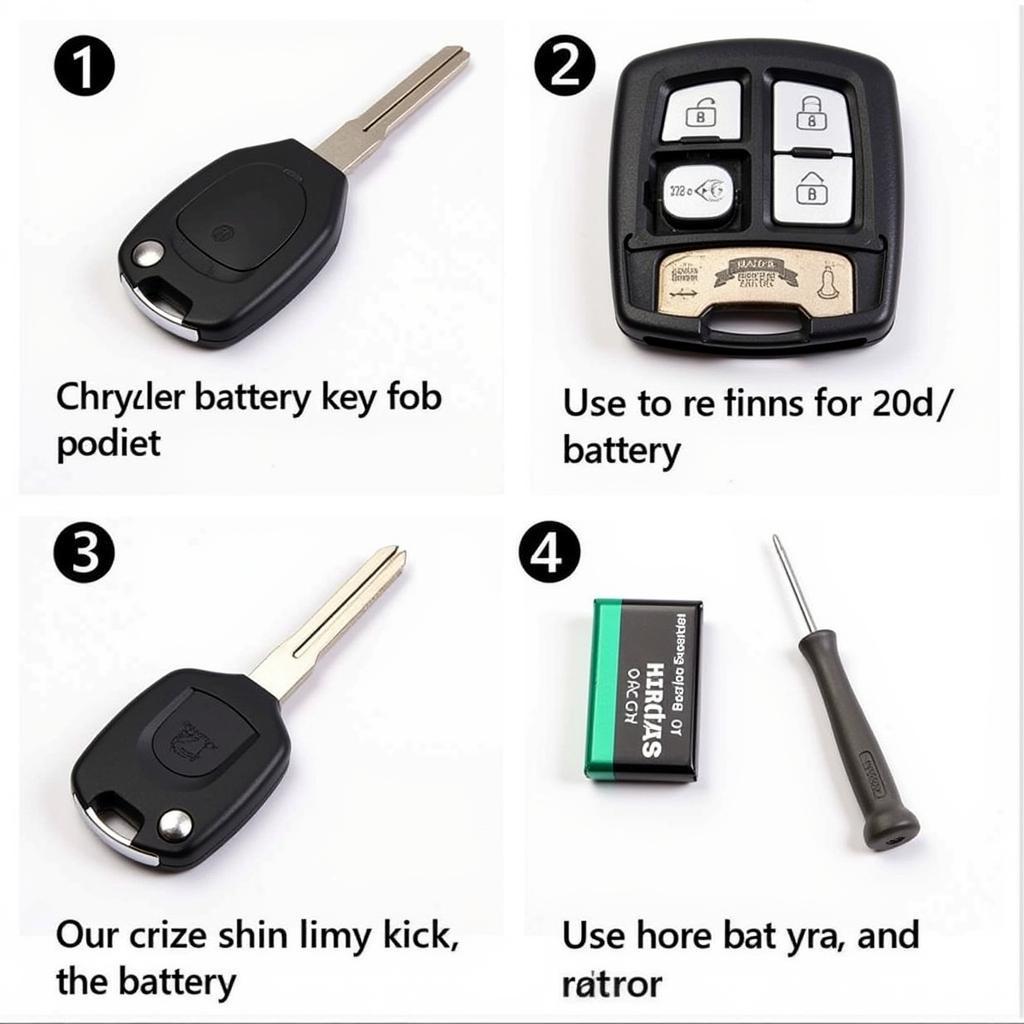 Replacing Chrysler 300 Key Fob Battery