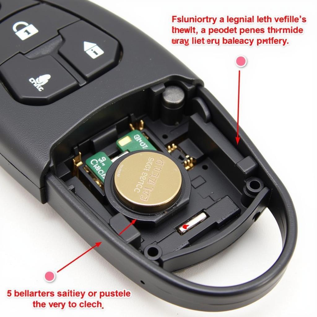 Chrysler 300C Key Fob Opened