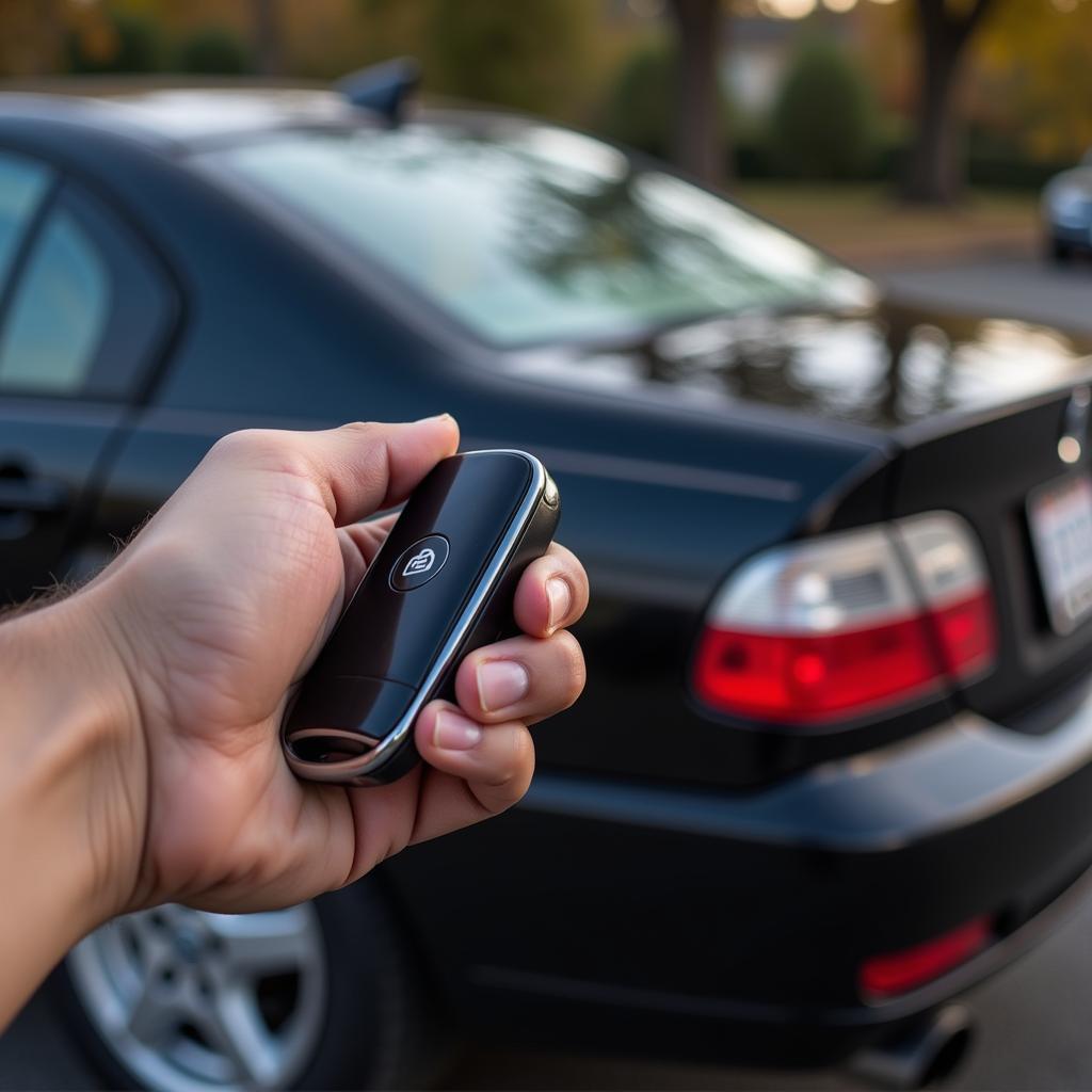 Circular Arrow Key Fob Remote Start