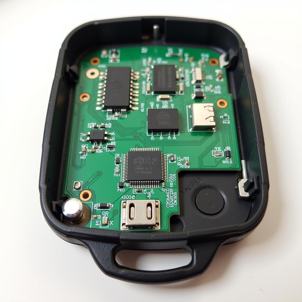 Inside a Citroen key fob: Exploring the components