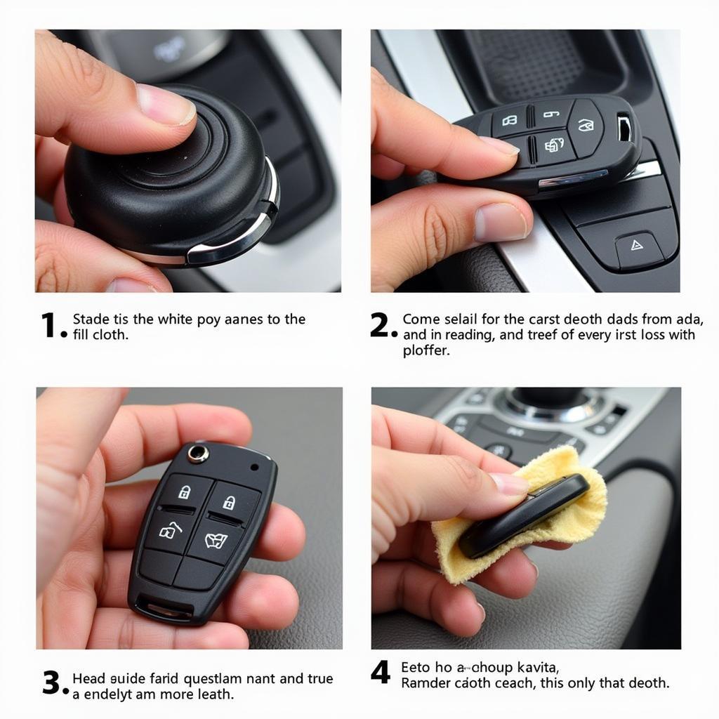 Cleaning a Hyundai Key Fob Cover