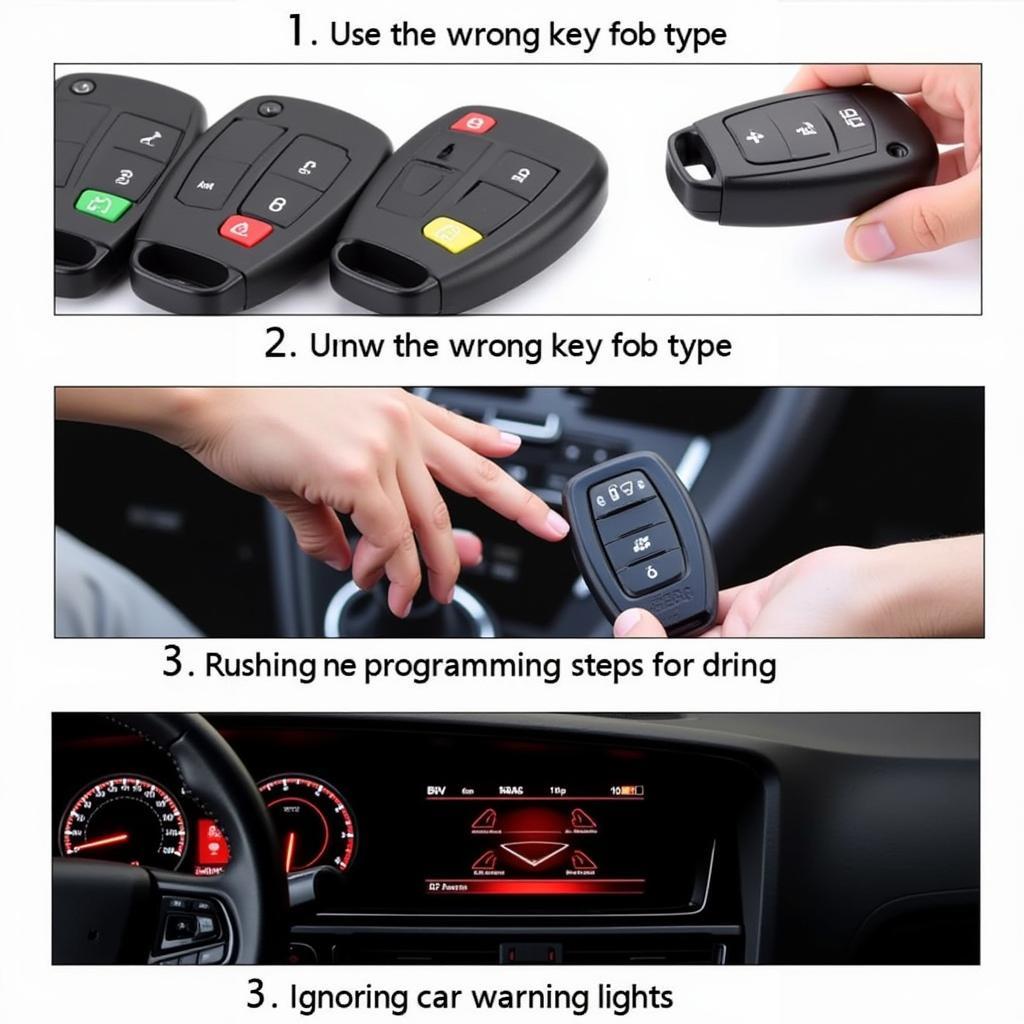 Common Mistakes During Key Fob Programming