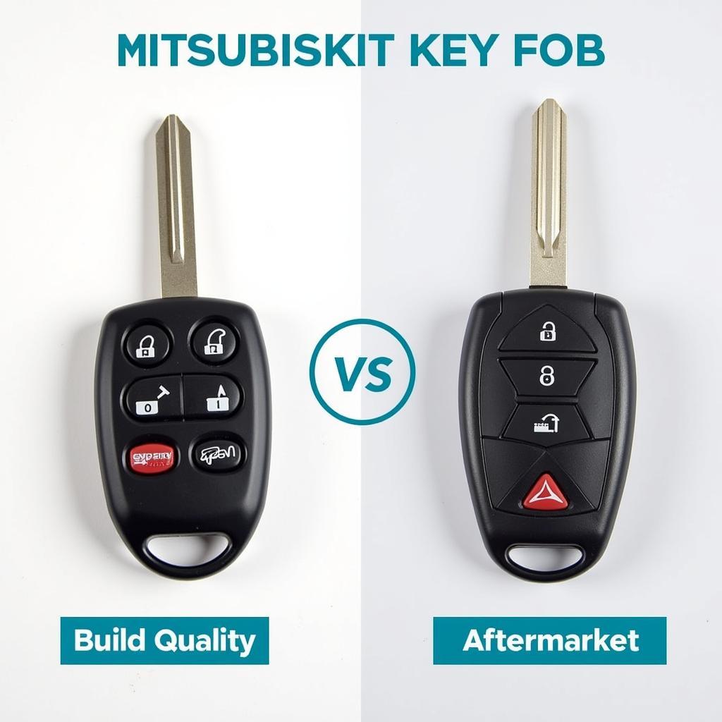 Comparison of OEM and Aftermarket Key Fobs for the 2007 Mitsubishi Endeavor