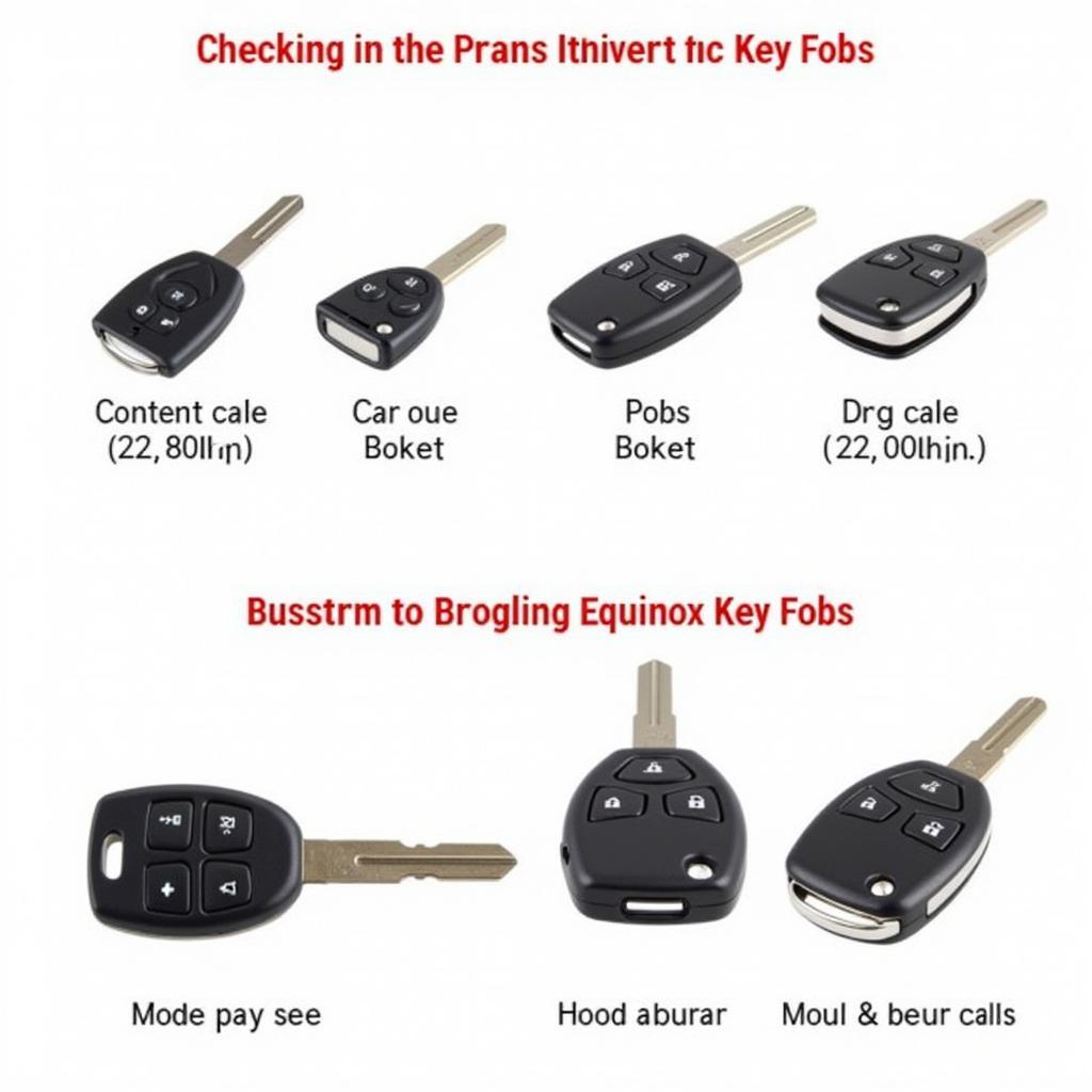 Compatible 2013 Chevy Equinox Key Fobs