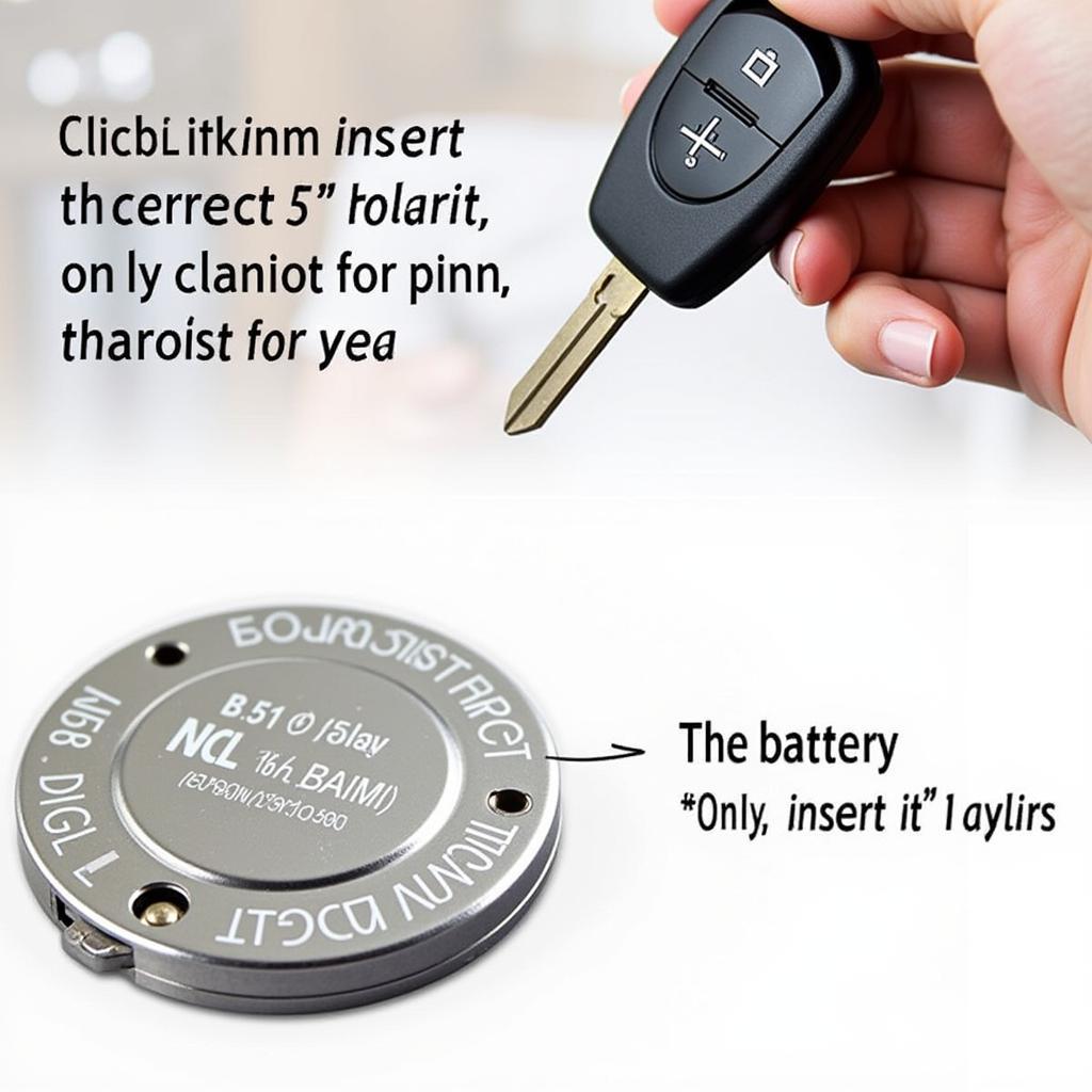 CR2032 3V Lithium Battery for Volvo Key Fob