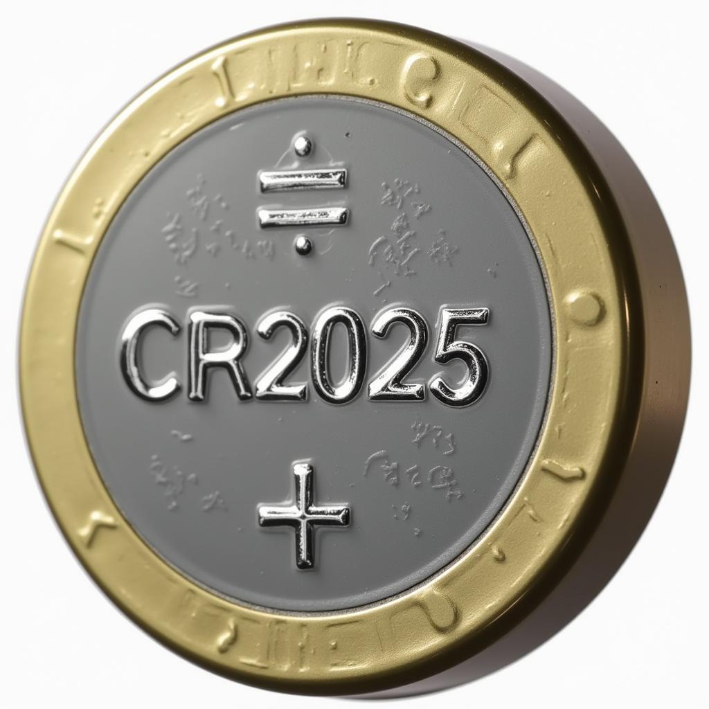 CR2025 Battery - Close Up View