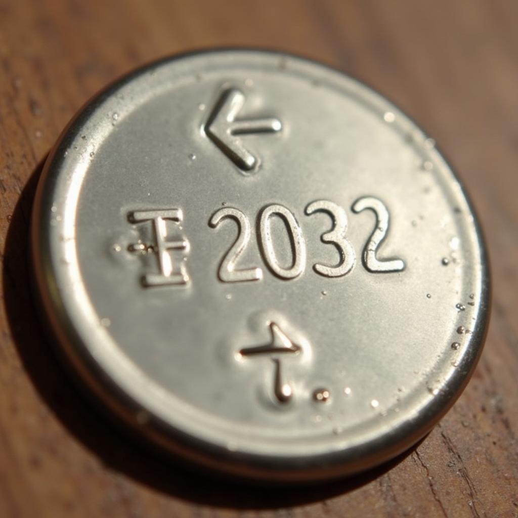 CR2032 Battery Close-Up