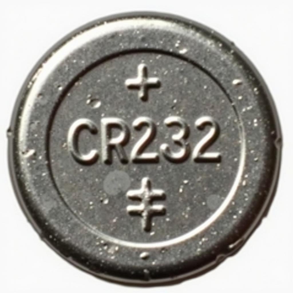 CR2032 Battery Closeup