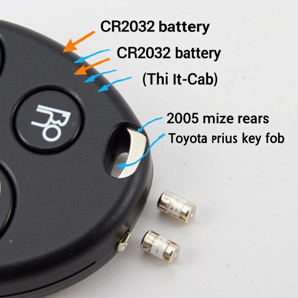 CR2032 Battery for 2005 Toyota Prius Key Fob