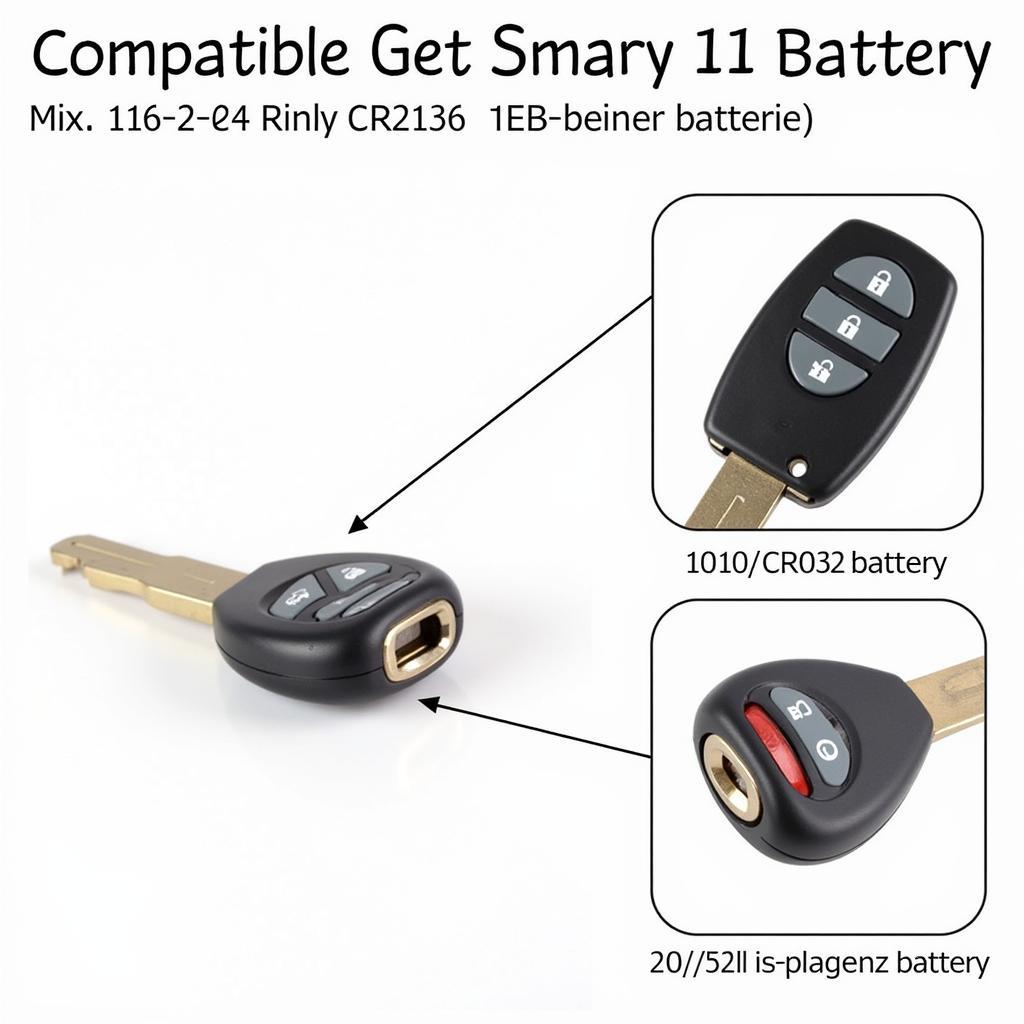 CR2032 Battery for 2010 Toyota Camry Key Fob