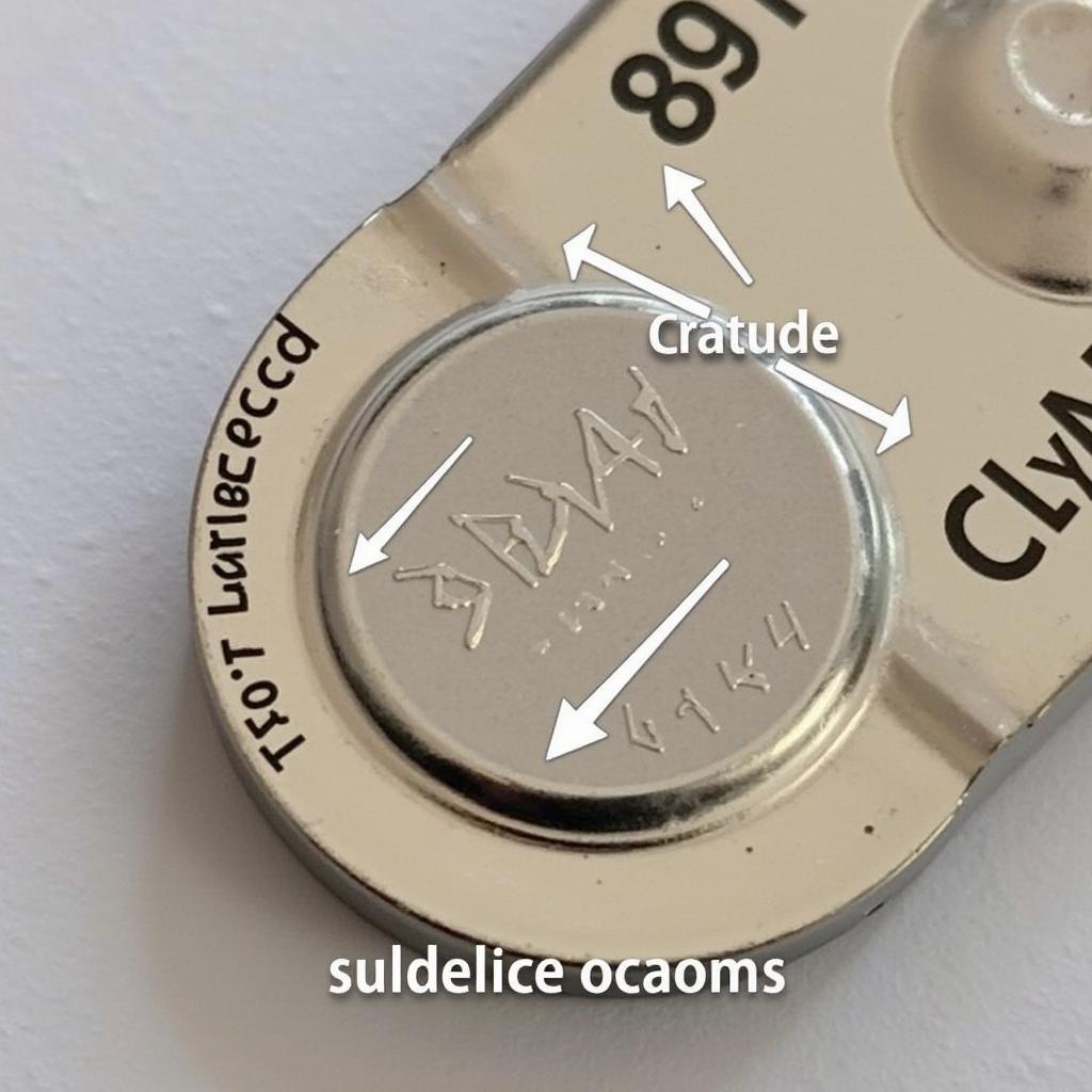 CR2032 Battery for 2018 Toyota Camry Key Fob - Close Up