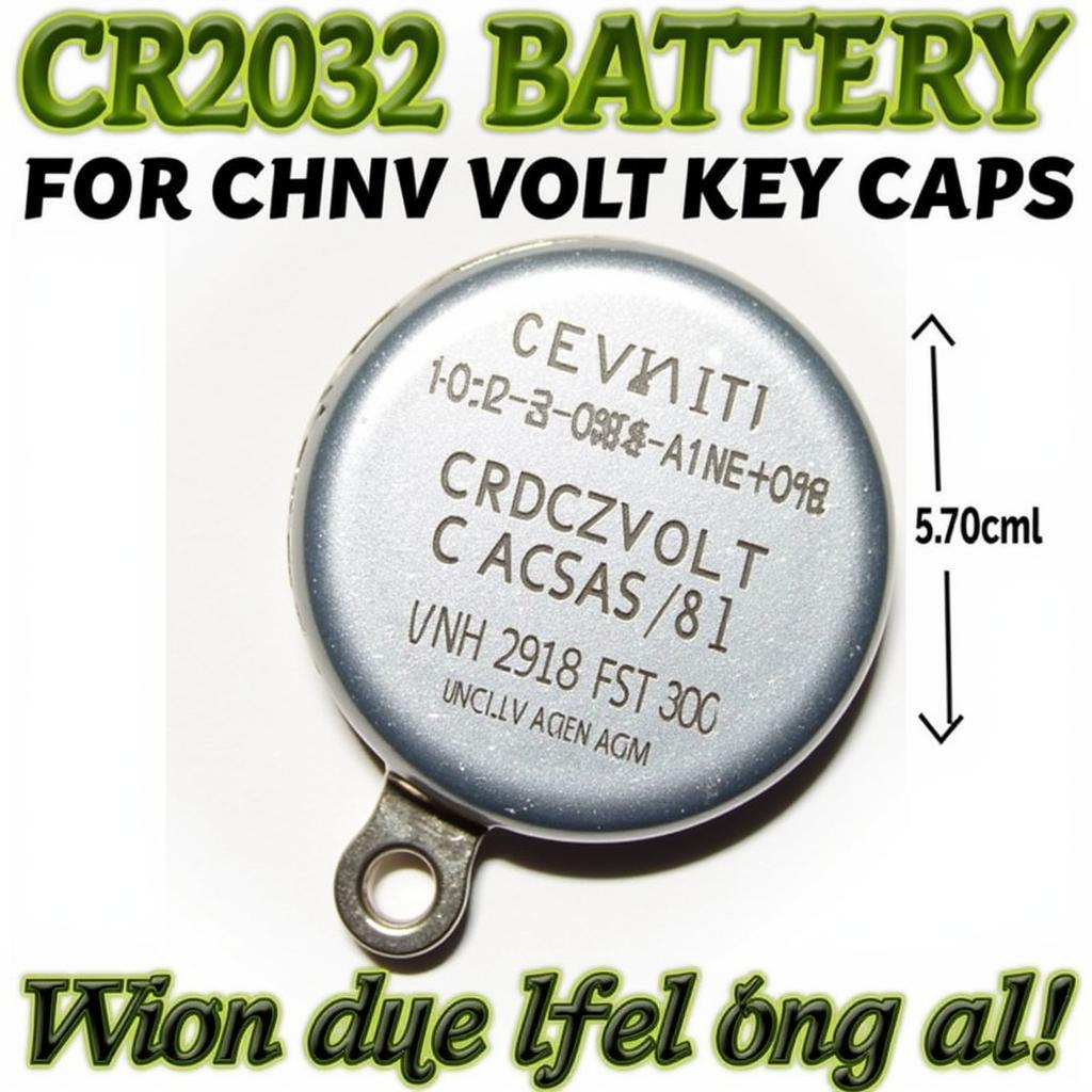 CR2032 Battery for Chevy Volt Key Fob