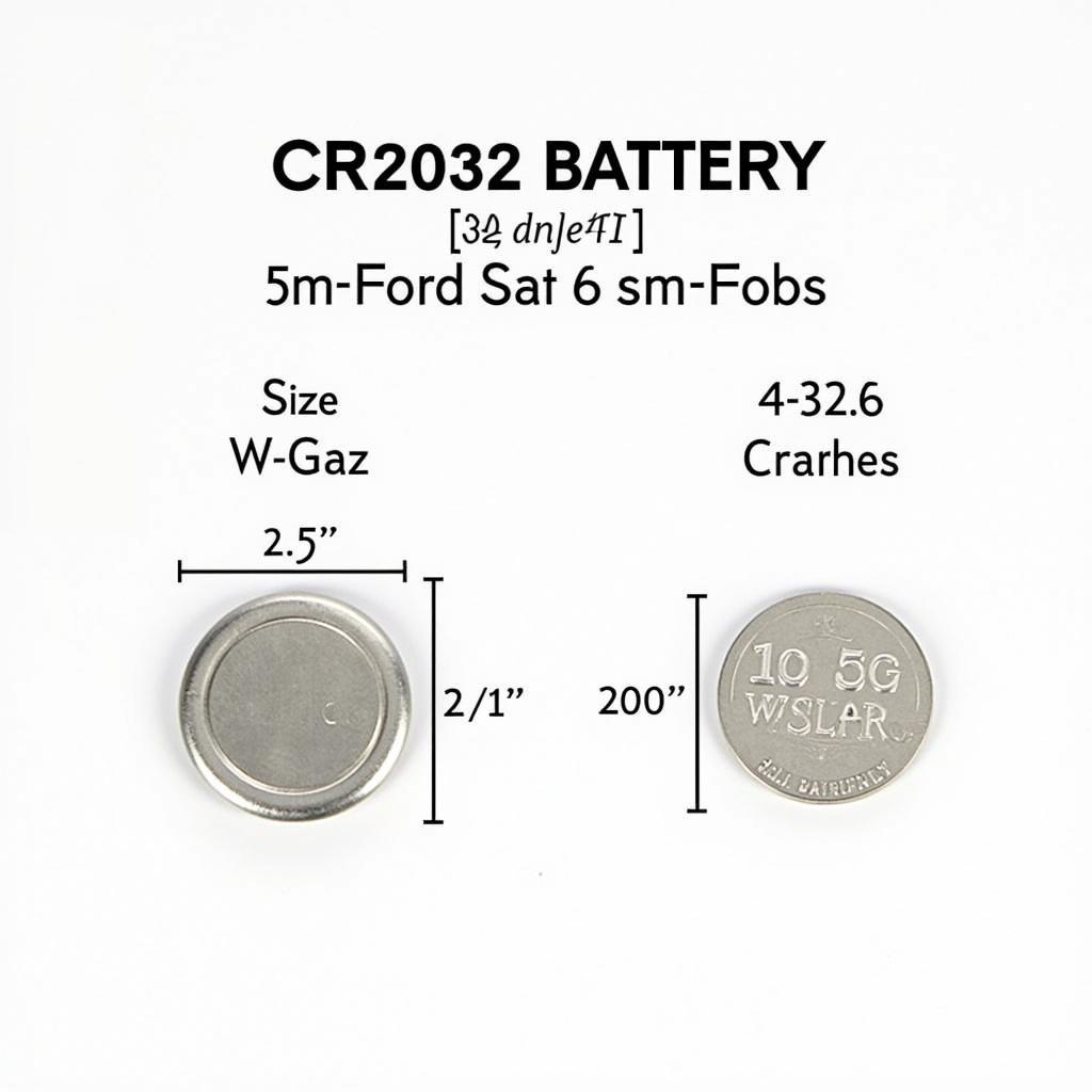 The CR2032 Battery for Ford Taurus Key Fobs