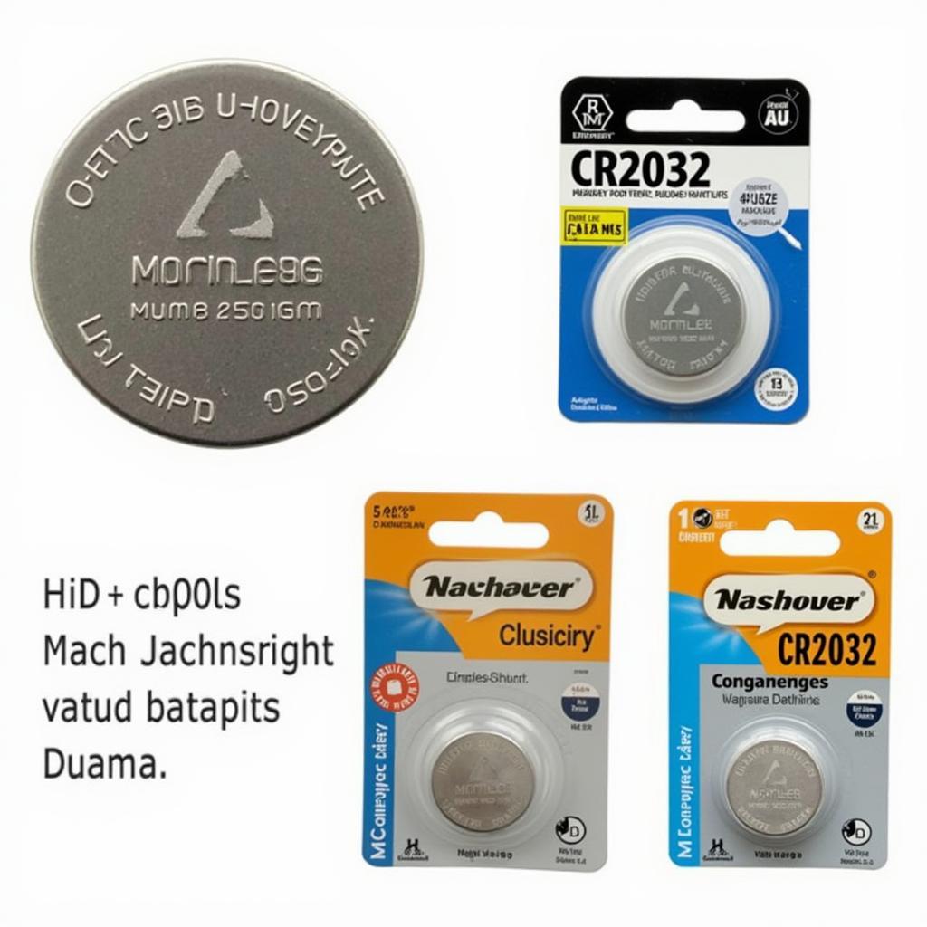 CR2032 Battery for Key Fob Replacement