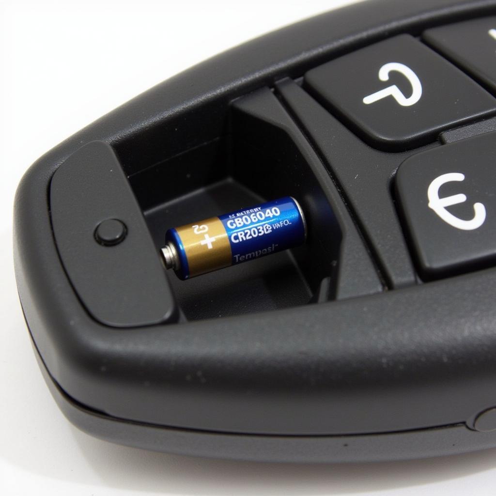 CR2032 Battery Installed in F150 Key Fob