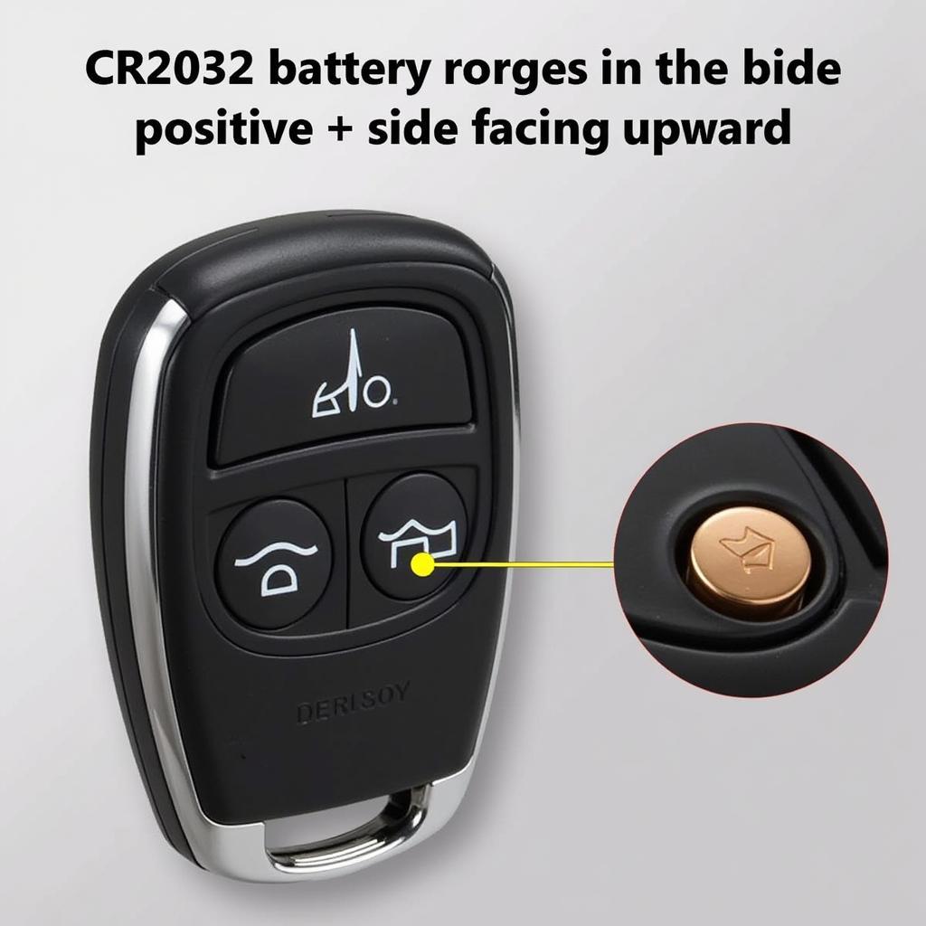 CR2032 Battery in Key Fob