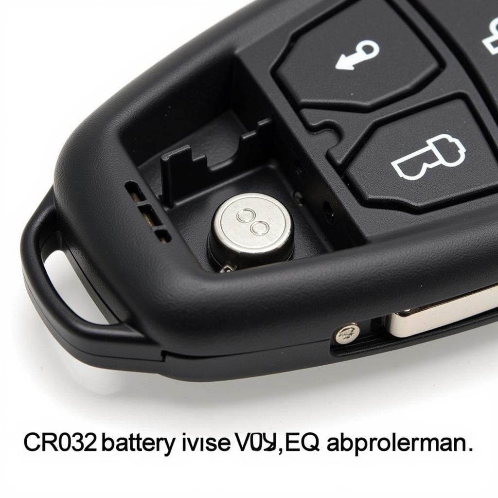 CR2032 Battery Installed in VW Key Fob