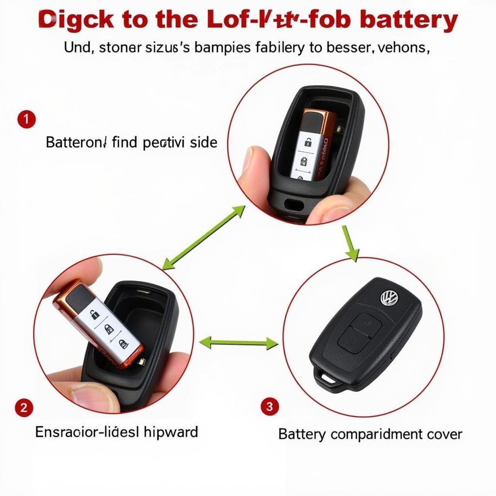 Installing a CR2032 Battery in a VW Key Fob