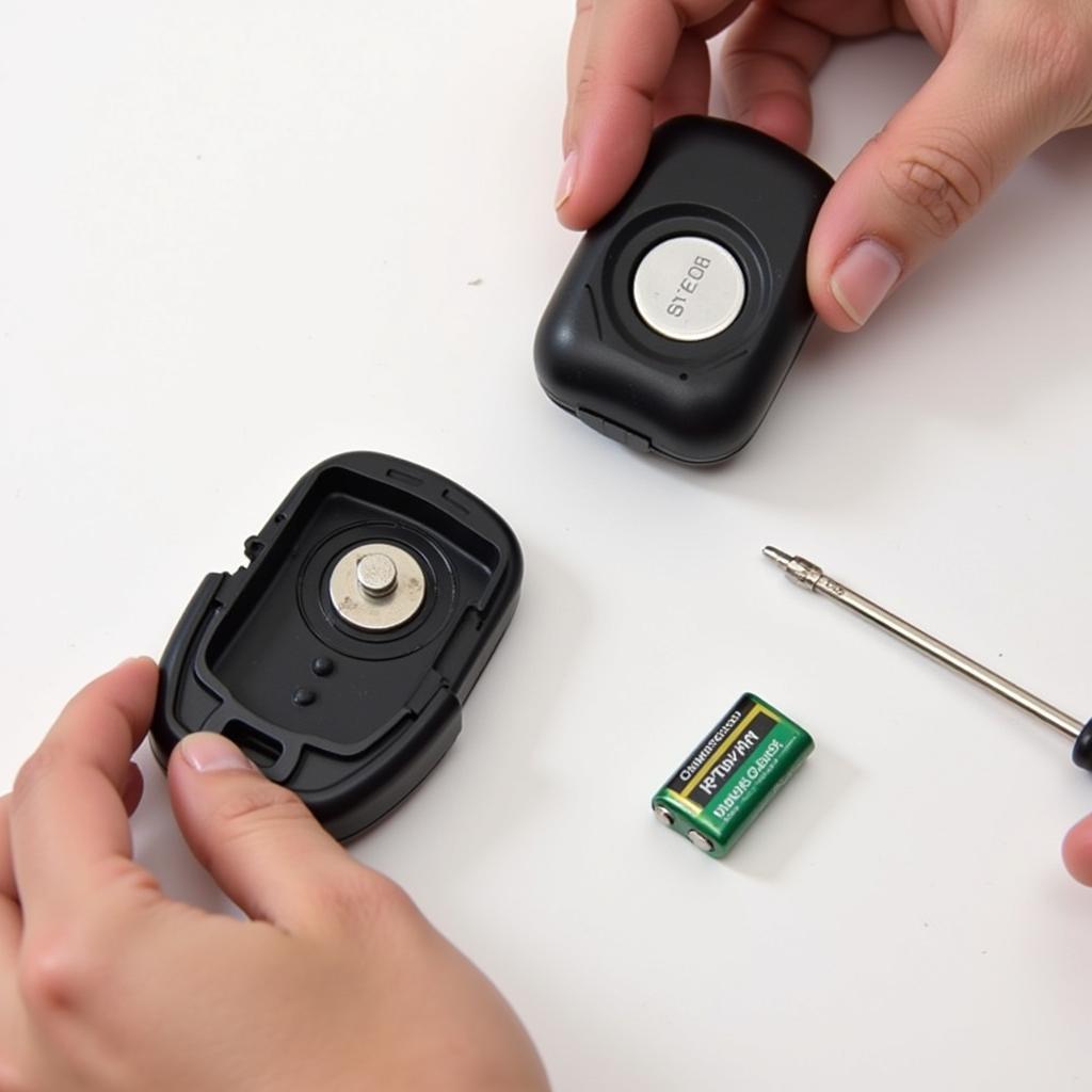 Replacing the Battery in a Crimestopper Key Fob