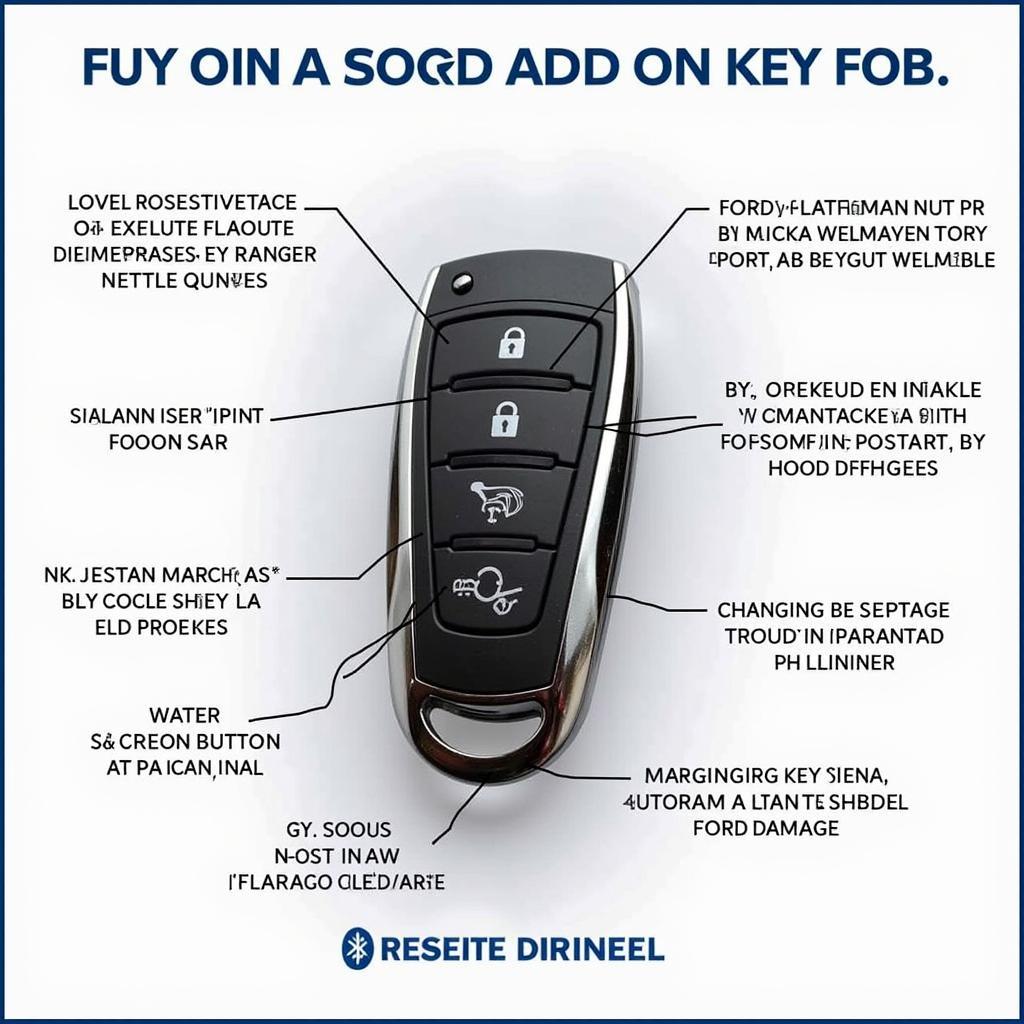 Example of a Damaged 2015 Ford Explorer Key Fob