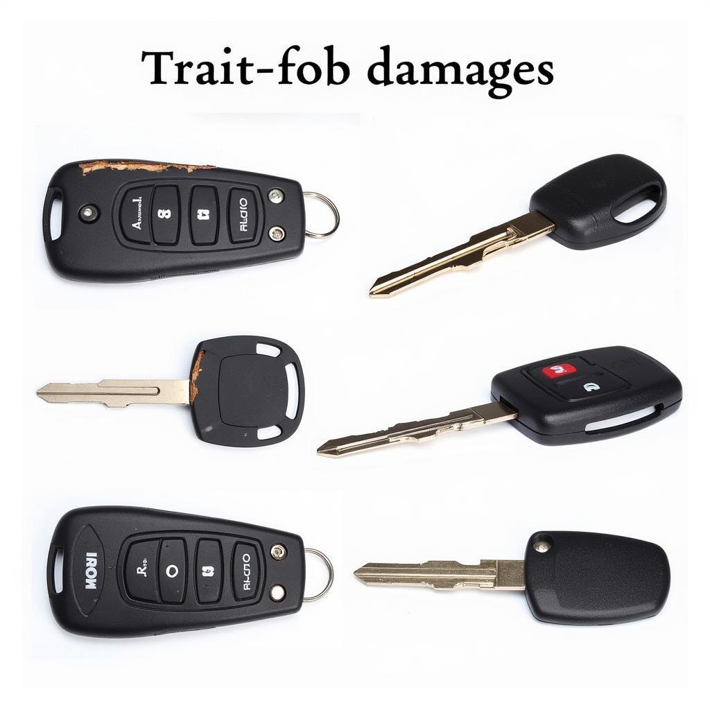 Damaged Ford Fusion Key Fob