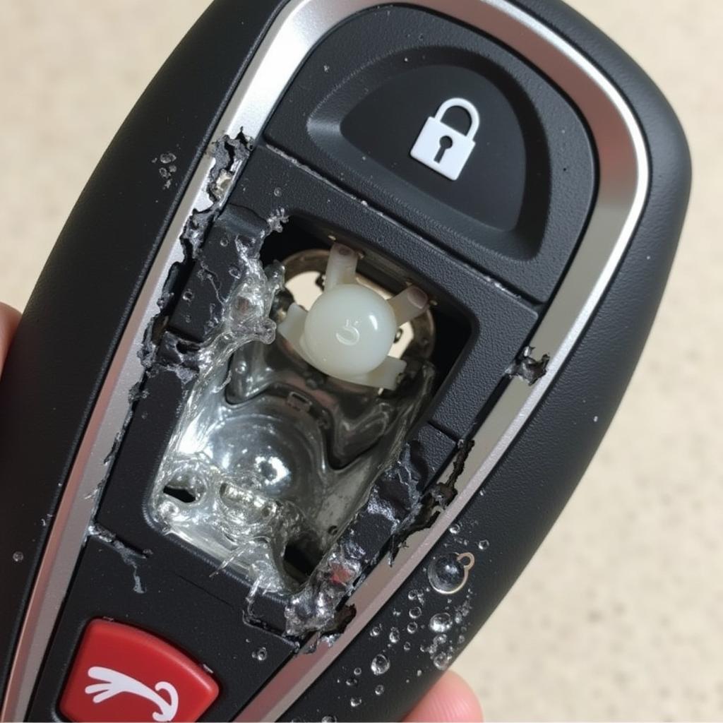 Damaged Ford Fusion Key Fob