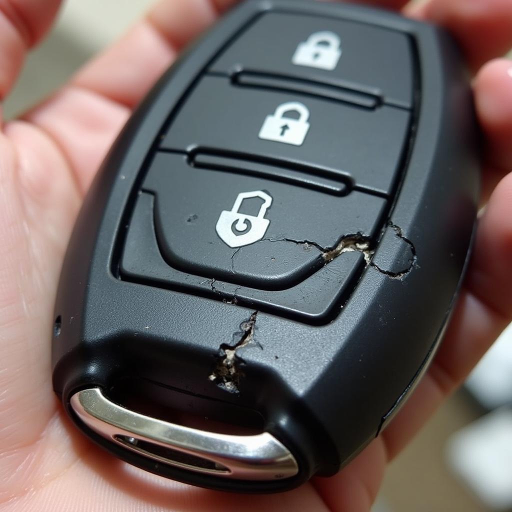 Damaged Key Fob