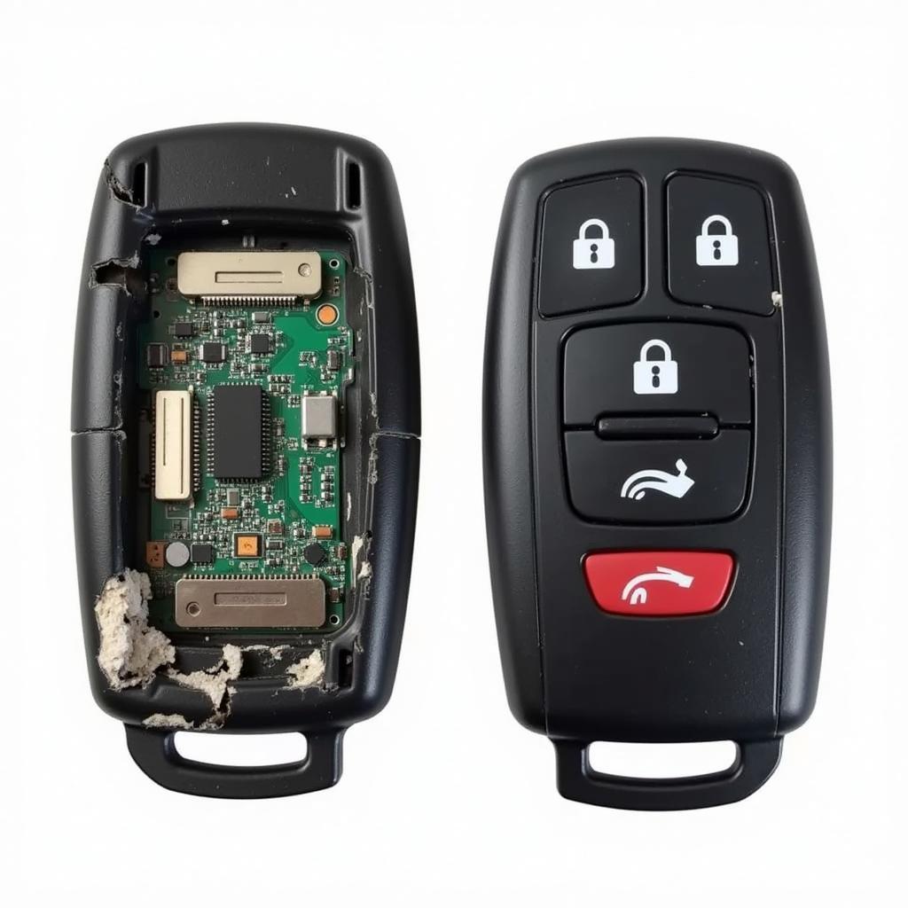 Damaged Key Fob Chevrolet Malibu