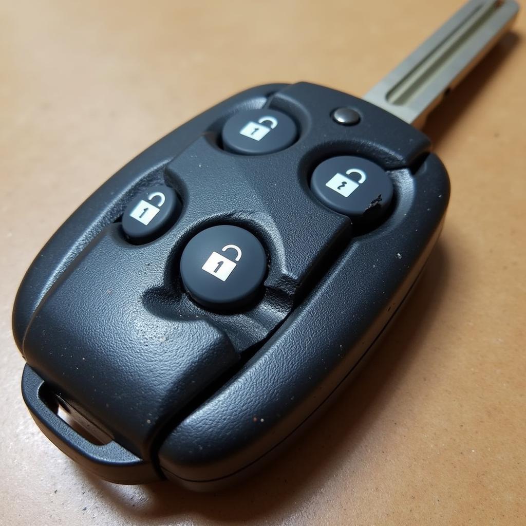 Damaged Nissan Altima Key Fob