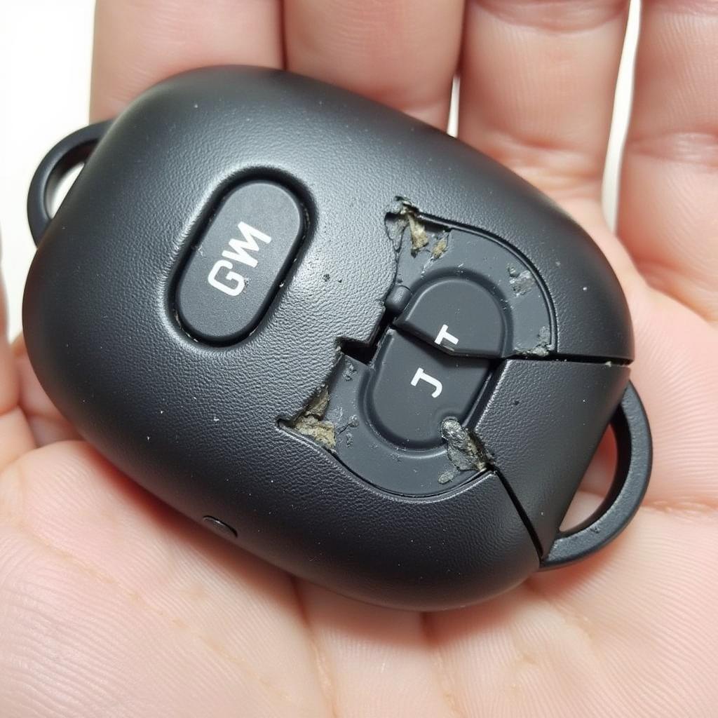 Damaged Nissan Key Fob