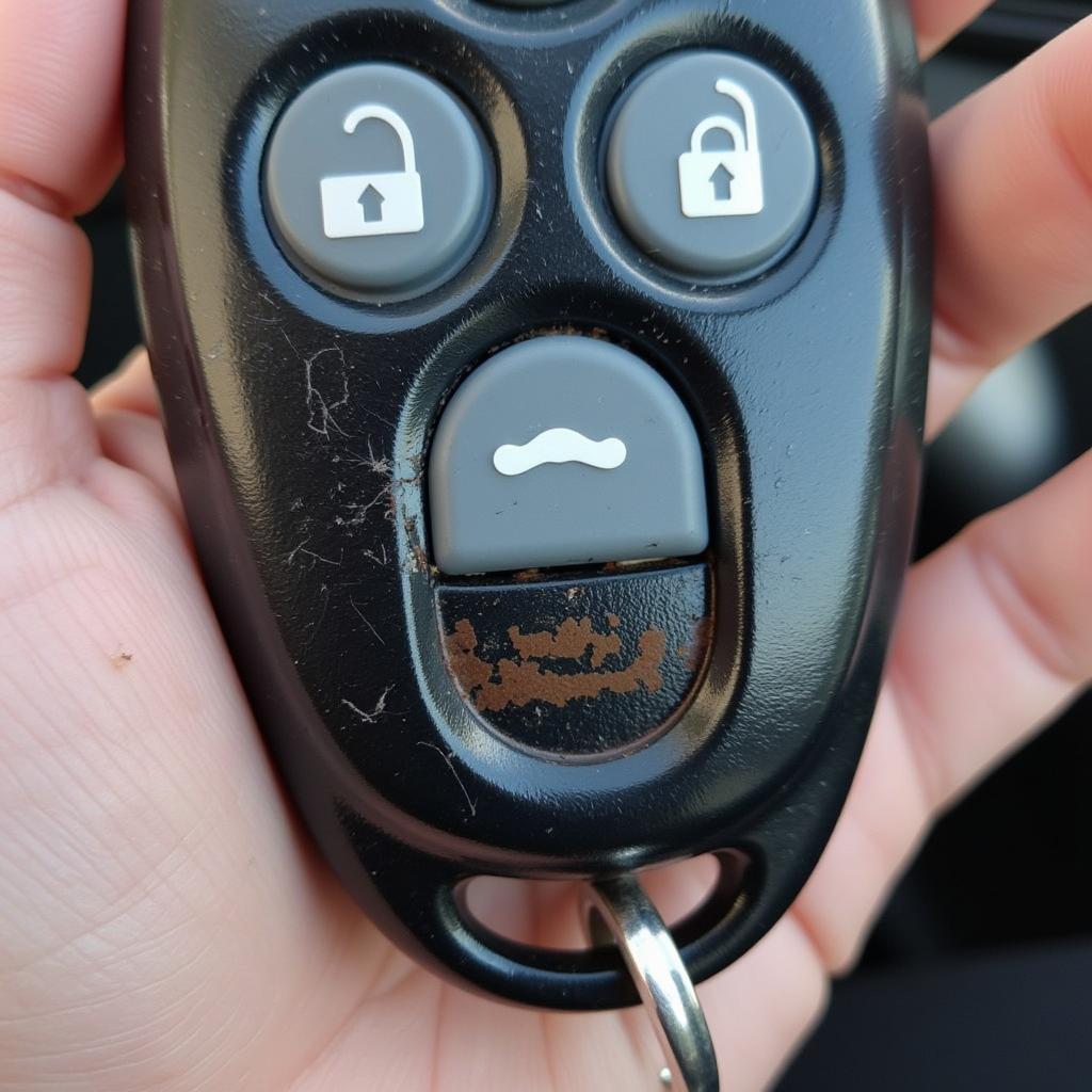 Water Damaged Jeep Key Fob