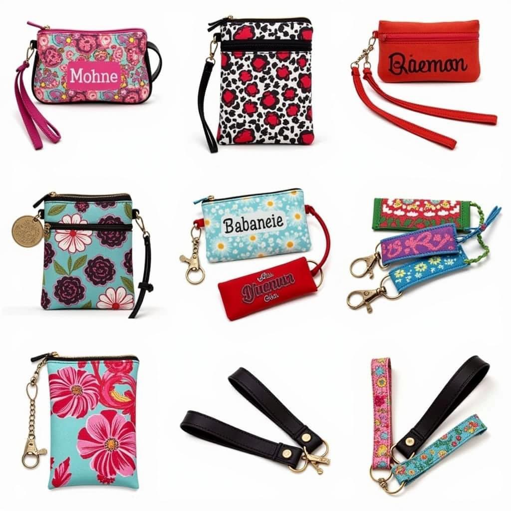 Different Fabric Key Fob Styles: Wristlet Key Fobs, Personalized Key Fobs, Embroidered and Printed Designs