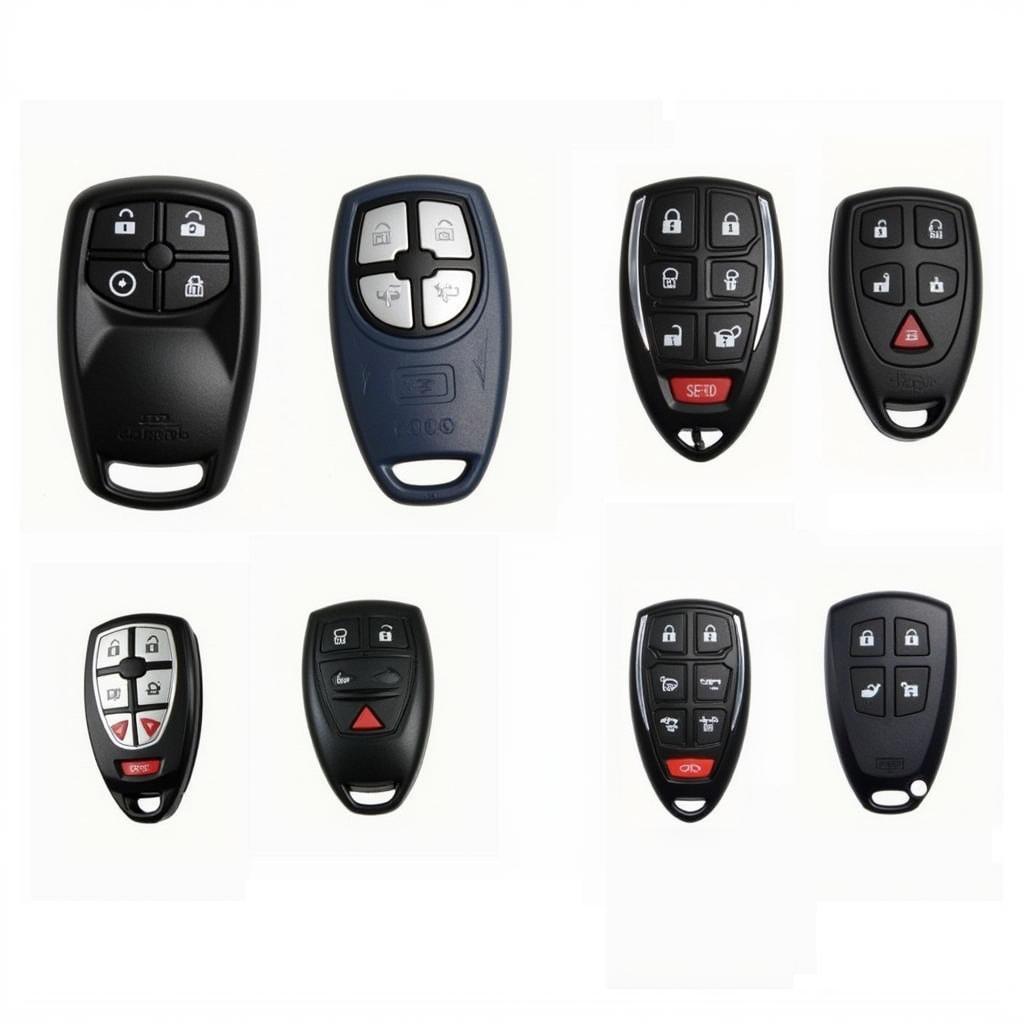 Different Jeep Grand Cherokee Key Fobs