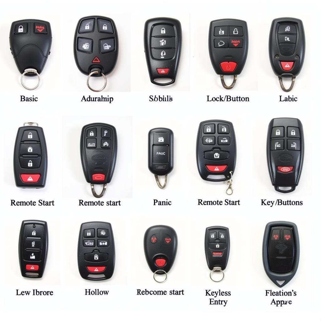 Different Types of 2001 Ford Sport Trac Key Fobs