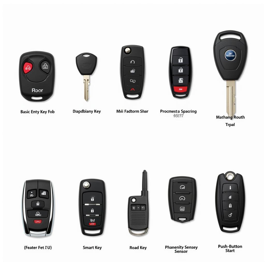 Different Types of Car Key Fobs