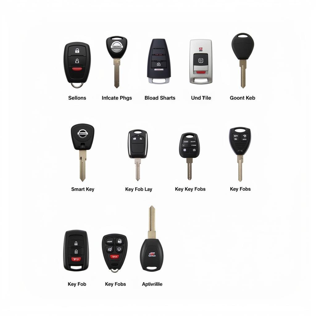 Different Types of Nissan Altima Key Fobs