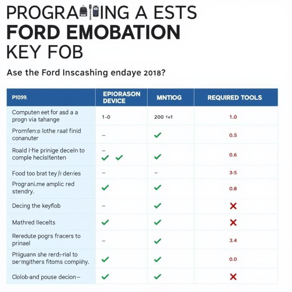 DIY Ford Key Fob Programming Methods Comparison