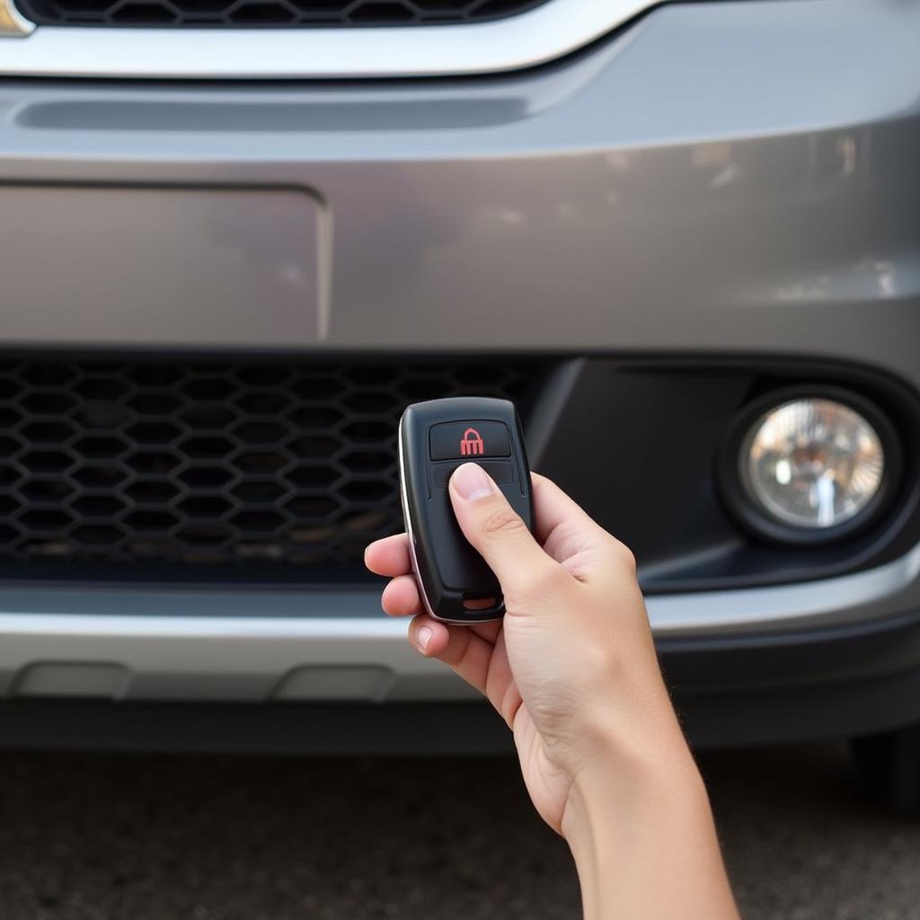 Dodge Journey Key Fob in Action