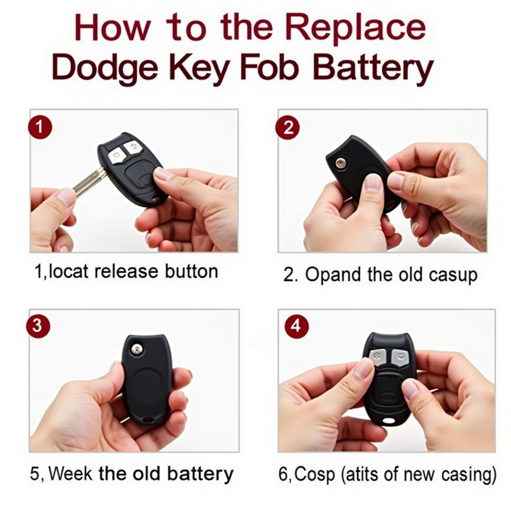 Dodge Key Fob Battery Replacement Steps