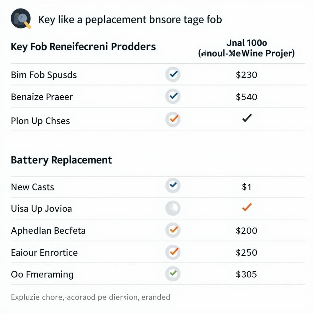 Breakdown of the costs associated with 2013 Dodge key fob replacement, including parts and programming.