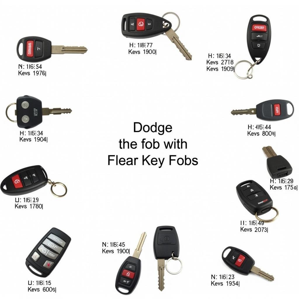 Different Types of Dodge Key Fobs