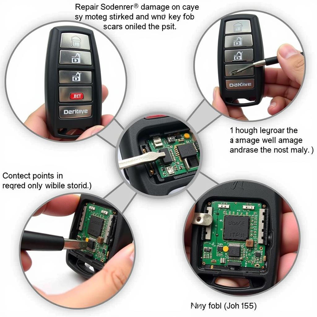 Repairing a Damaged Key Fob