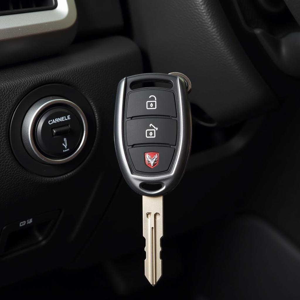 Dodge Ram Key Fob and Ignition